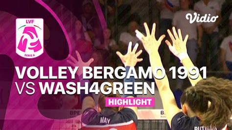 Highlights Volley Bergamo Vs Wash Green Pinerolo Italian Women