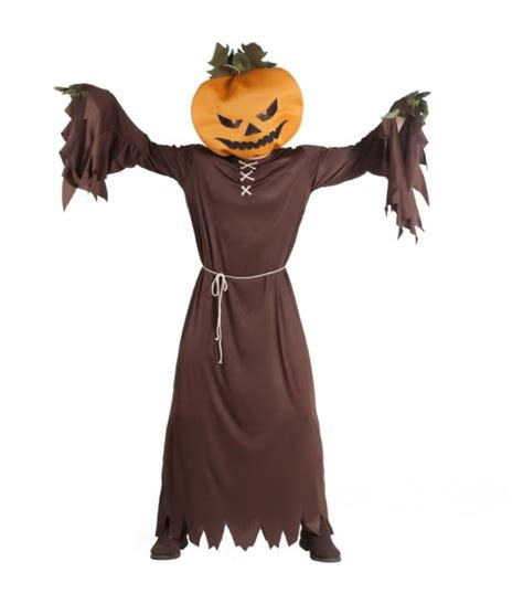 Disfraz Calabaza Cabezudo Para Adulto Env O Halloween En H