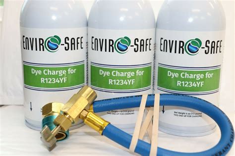 Envirosafe UV Dye Charge Brass Charging Hose For Car Leak Detection