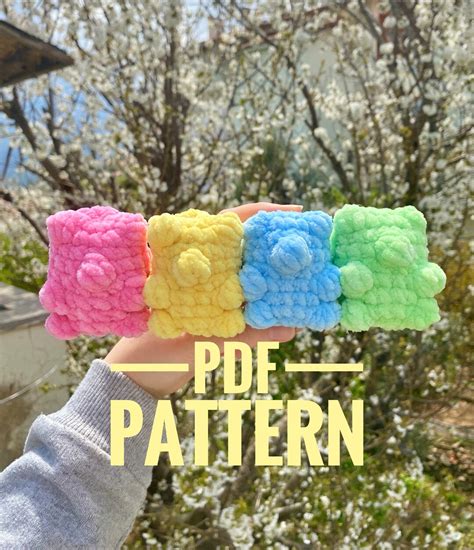 Crochet Gummy Bear Pattern Etsy