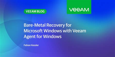 Bare Metal Recovery For Microsoft Windows