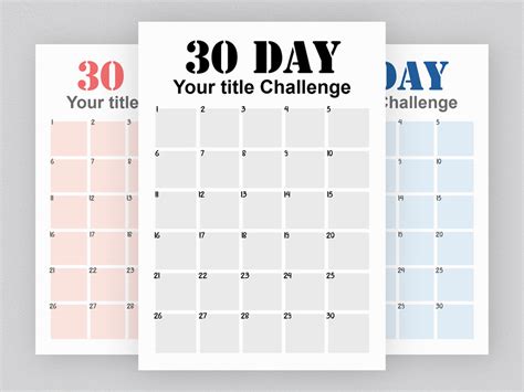 Template 30 Day Challenge