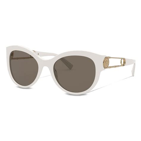 Versace Sunglasses Safety Pin White Sunglasses Versace Eyewear