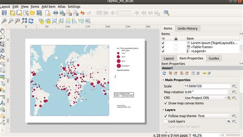 Qgis Map Layout