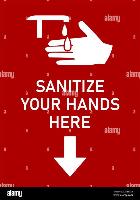 Printable Sanitize Your Hands Sign