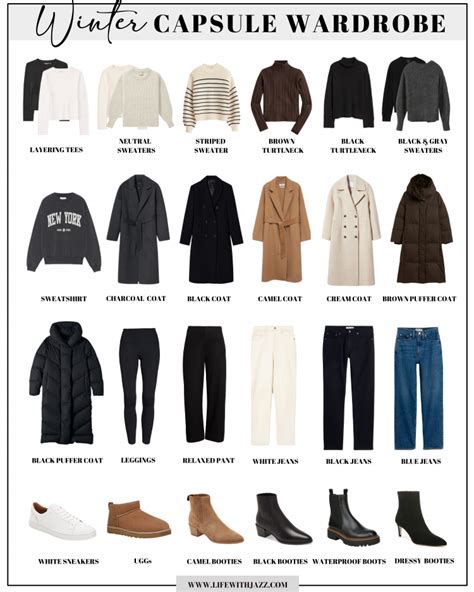 Winter Capsule Wardrobe 2023 LIFE WITH JAZZ