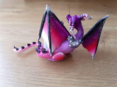 Amethyst Dragon amethyr Handmade Dragon Sculpture | Etsy