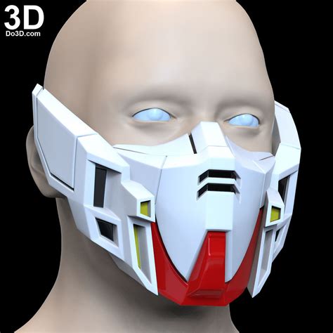 Xxxg 00w0 Wing Gundam Zero Style Face Mask Covering 3d Printable