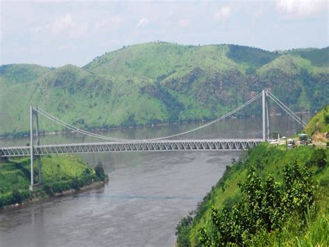 Democratic Rep of the Congo - Matadi Bridge in the Congo River at the ...