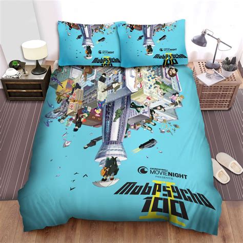 Mob Psycho 100 Characters Upside Down Bedding Sets Duvet Cover