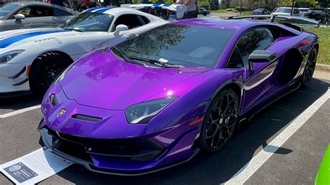 Purple Lamborghini