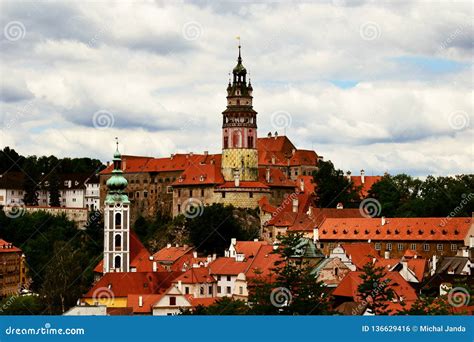 Old town South Bohemia stock photo. Image of travel - 136629416