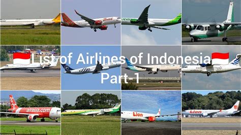 List Of Airlines Of Indonesia Part 1 Aviation Bd Youtube