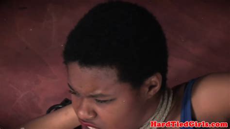 Ebony Babe Tiedup And Dominated