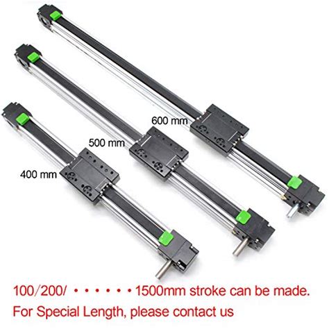 High Speed Belt Drive Linear Guide Rail Motion Slide Actuator Module 100mm Stroke For Cnc Linear