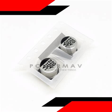 2pcs 220uf 10v Capacitor Smd PowerMav Electronics Store