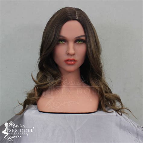 Deluxe Wig Olive Brown Semi Long Waves Sex Doll Australia
