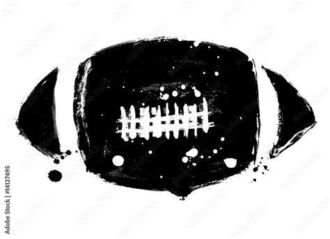 Grunge Football Vector Stock Vector Adobe Stock