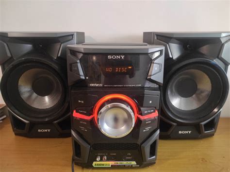 Sonido Equipo Sony Genezi Mini Hi Fi Componente MercadoLibre