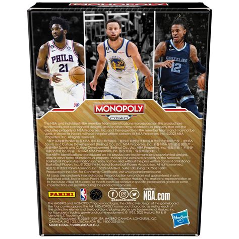 Monopoly Prizm Nba Trading Cards Booster Box