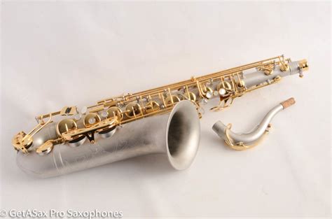 Borgani Joe Lovano Pearl Silver Tenor Saxophone Excellent Condition