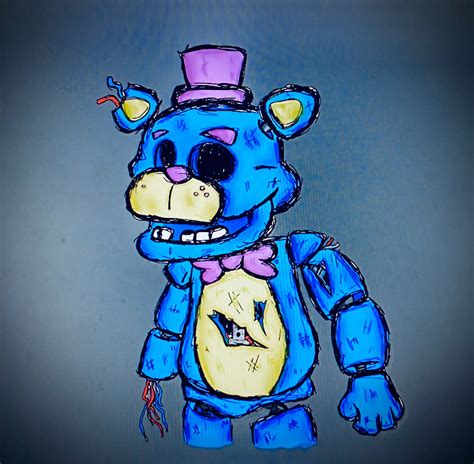 Blue Blacklight Freddy By Randomactofsilence On Deviantart