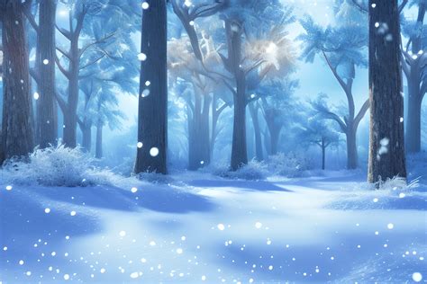 Winter Forest Background Graphic by Craftable · Creative Fabrica