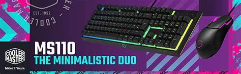 Buy Cooler Master Ms110 Rgb Keyboard And Mouse Online