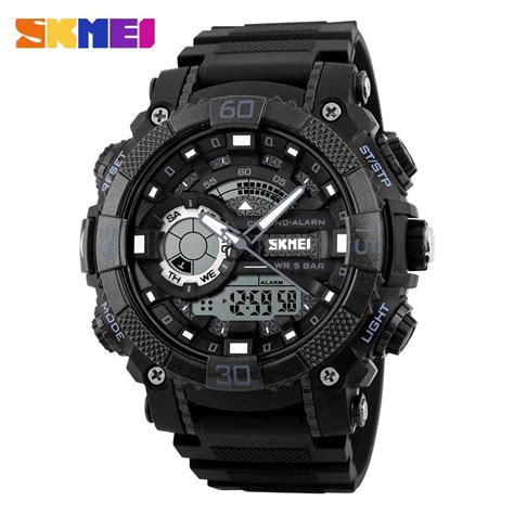 Buy SKMEI Mens Watches Top Brand Luxury Military 50M Waterproof Digital