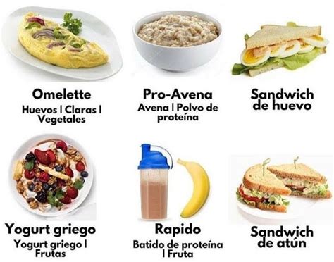 6 Meriendas Altas En Proteínas Alimentacion Fitness Comida Fitness