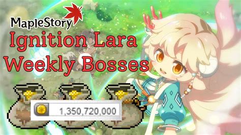 Reboot Maplestory Lara Weekly Bossing Youtube