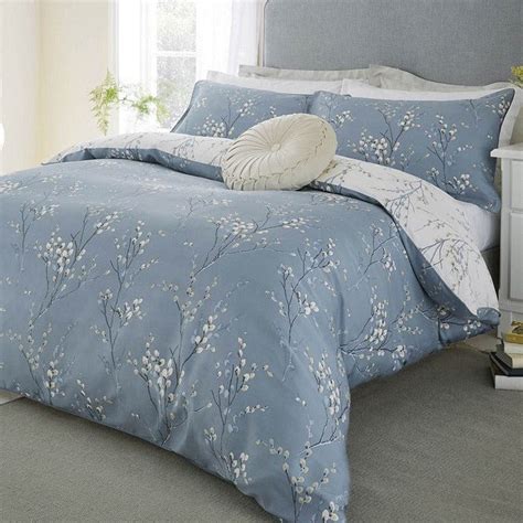 Laura Ashley Pussy Willow Duvet Cover Set Dark Seaspray Williamsons