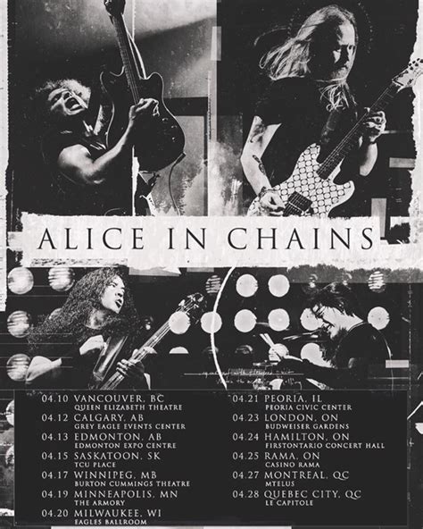 Alice in Chains Map Out Canadian Tour