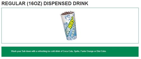 Subway fountain drinks now refillable when eating in @ Subway | hotukdeals