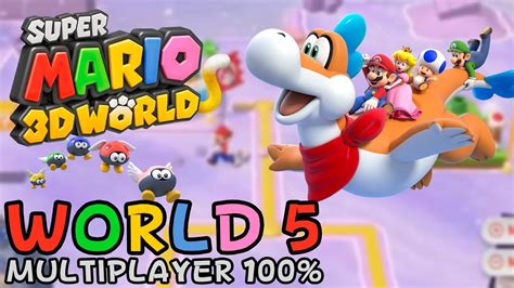 Super Mario D World World Multiplayer Walkthrough Youtube