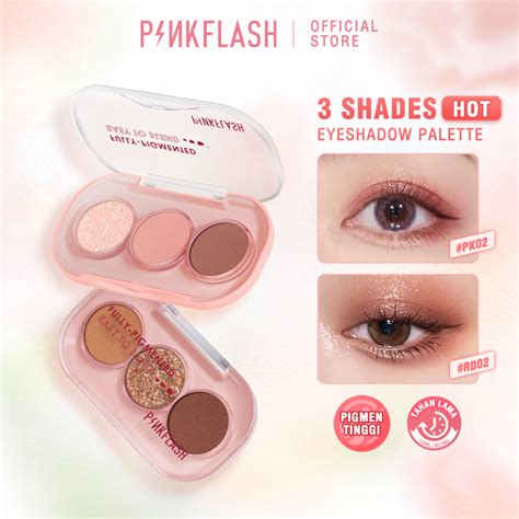 Jual PINKFLASH 3 Pan Eyeshadow Shopee Indonesia