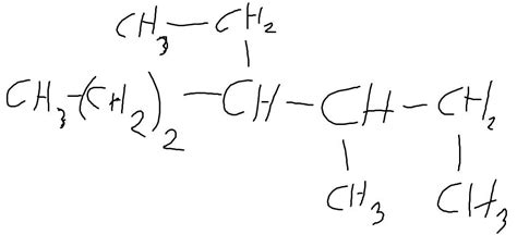 La Estructura De 4 Etil 5 6 Dimetil Hexano Brainly Lat