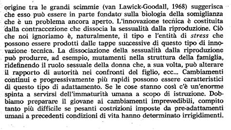 Natura e usi dell immaturità