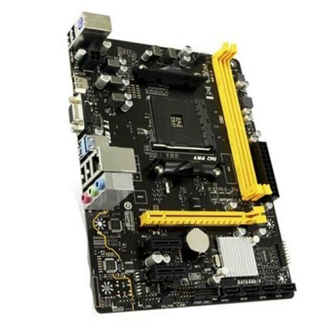 Biostar A320MH Motherboard AMD A320 Socket AM4 DDR4 Micro ATX VGA USB 3