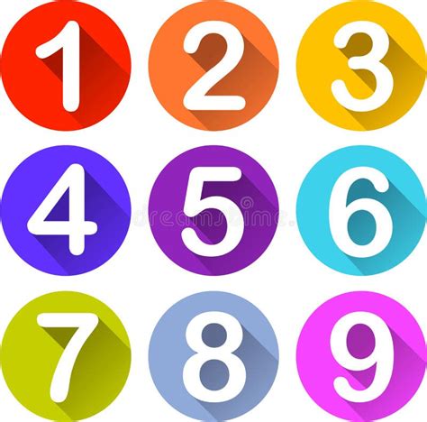 Colorful Numbers Stock Illustrations – 39,961 Colorful Numbers Stock ...