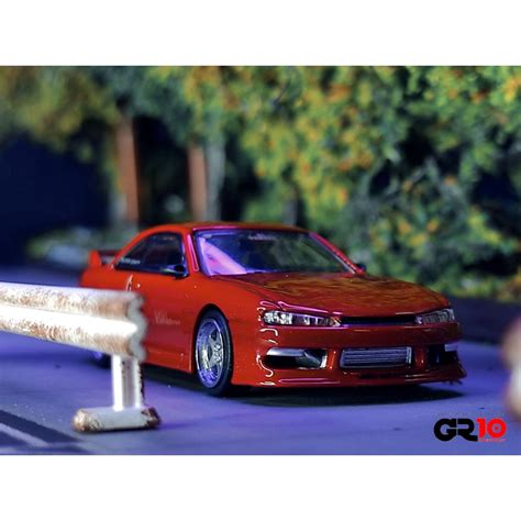 Vertex Silvia S14 Red Metallic Official Collaboration And Licensed By