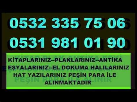 sultan antika eşya 0532 335 75 06 ikinci el kitap YouTube