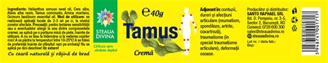 Crema Tamus 40 G Steaua Divina Bebe Tei