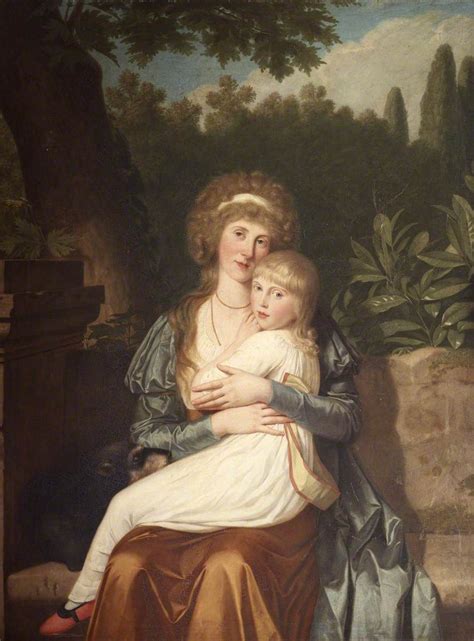 Elizabeth Drummond D1818 Lady Hervey And Her Daughter Elizabeth