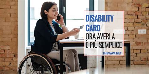 Disability Card Ora Averla Pi Semplice