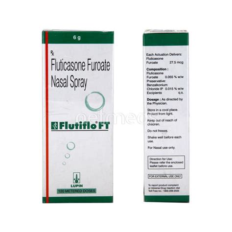 Flutiflo Ft Nasal Spray 120md Buy Medicines Online At Best Price From