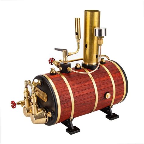 KACIO WS100L 850mL Horizontal Steam Boiler for Model Ship Steam Engine ...