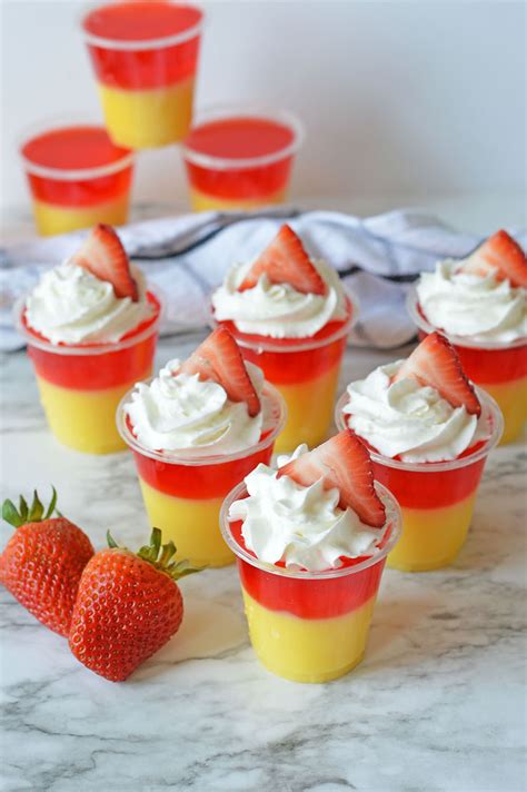 Strawberry Shortcake Jello Shots