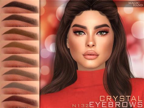 The Sims Resource Patreon Crystal Eyebrows N132