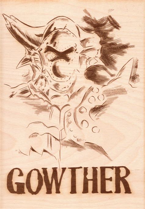 Seven Deadly Sins - Gowther Wooden Wanted Poster | Seven deadly sins ...